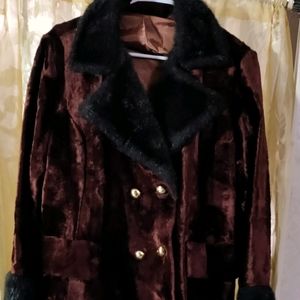 ILGWU Retro faux Fur Swing Jacket